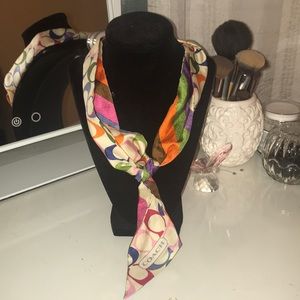 Coach silk headband